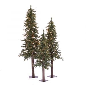 Vickerman A805180 - Natural Alpine Christmas Trees