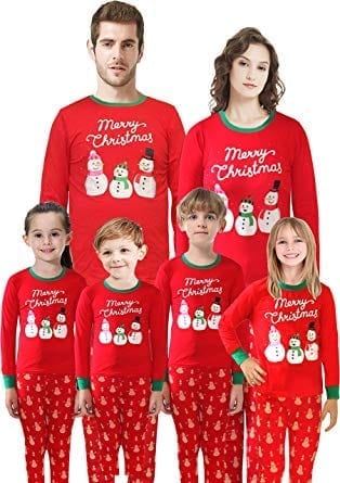 IF Family Matching Family Christmas Santa Claus Sleepwear Pajamas