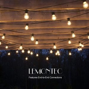  Lemontec Commercial Grade Outdoor String Lights