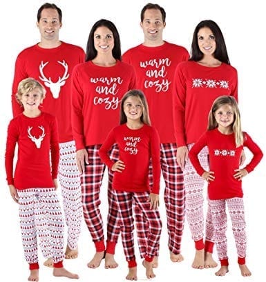 SleepytimePjs Holiday Mix Match Family Matching Sleepwear Pajamas