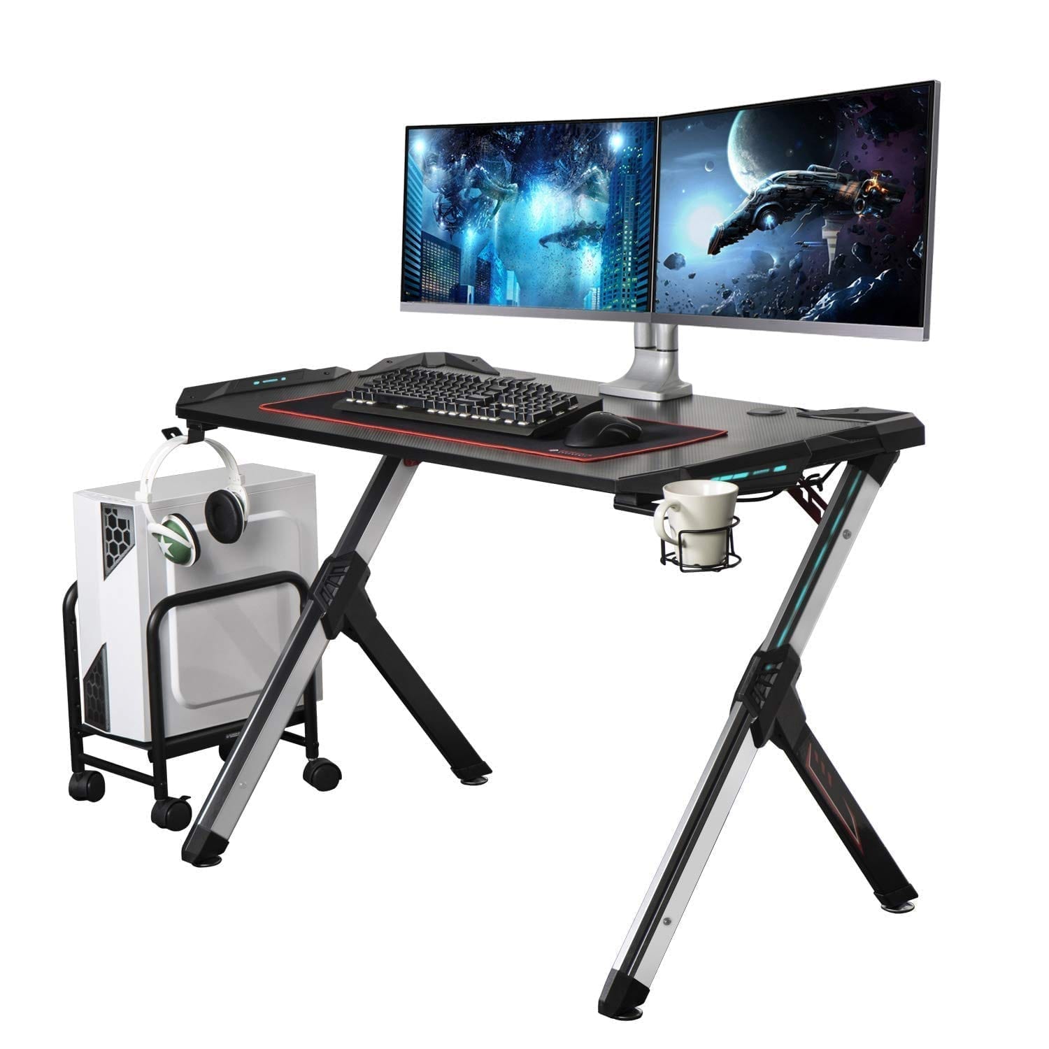 Eureka Ergonomic R1-S Gaming Desk