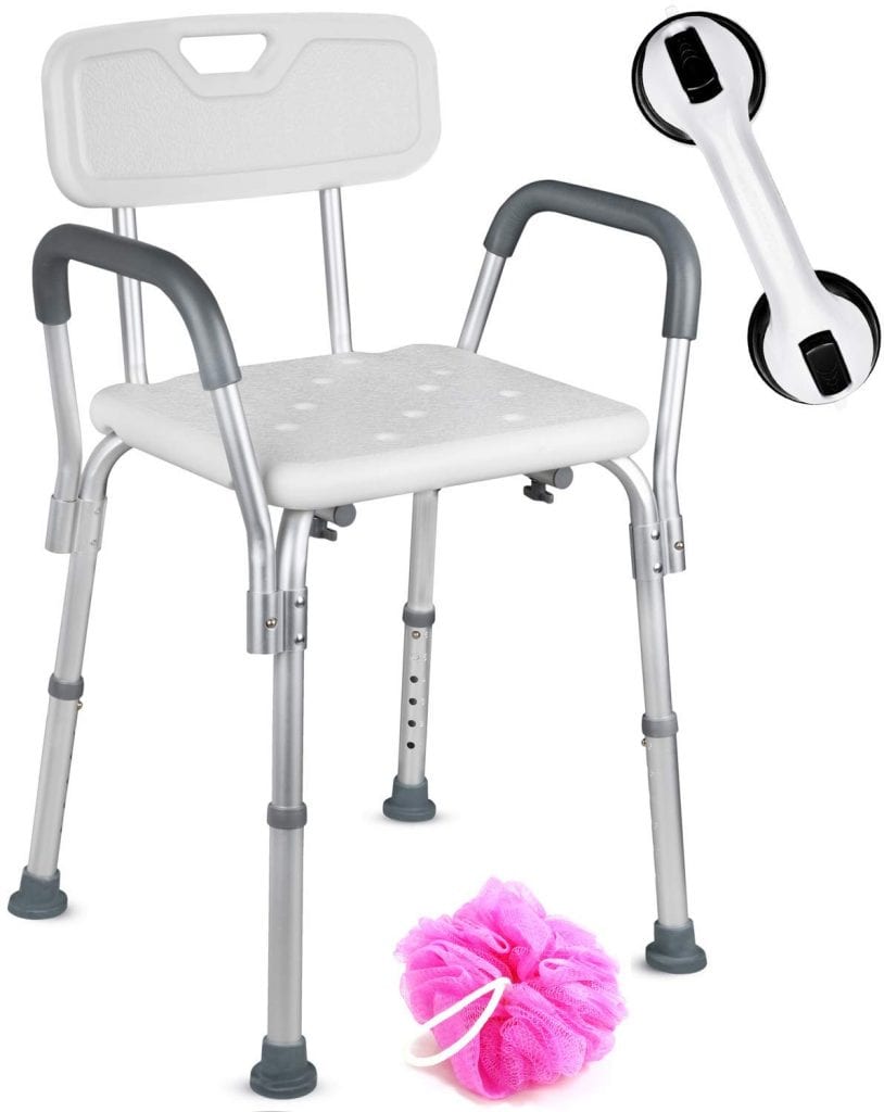 Dr. Maya Shower Chair with Back and Arms