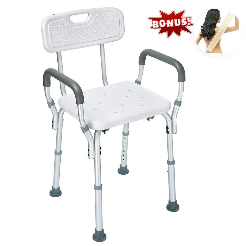 Health Line Shower Chair with Removable Back &Arms
