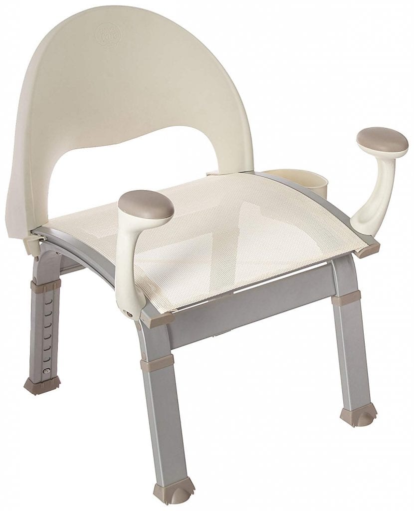 Moen DN7100 Shower Chair with Back and Arm Rests