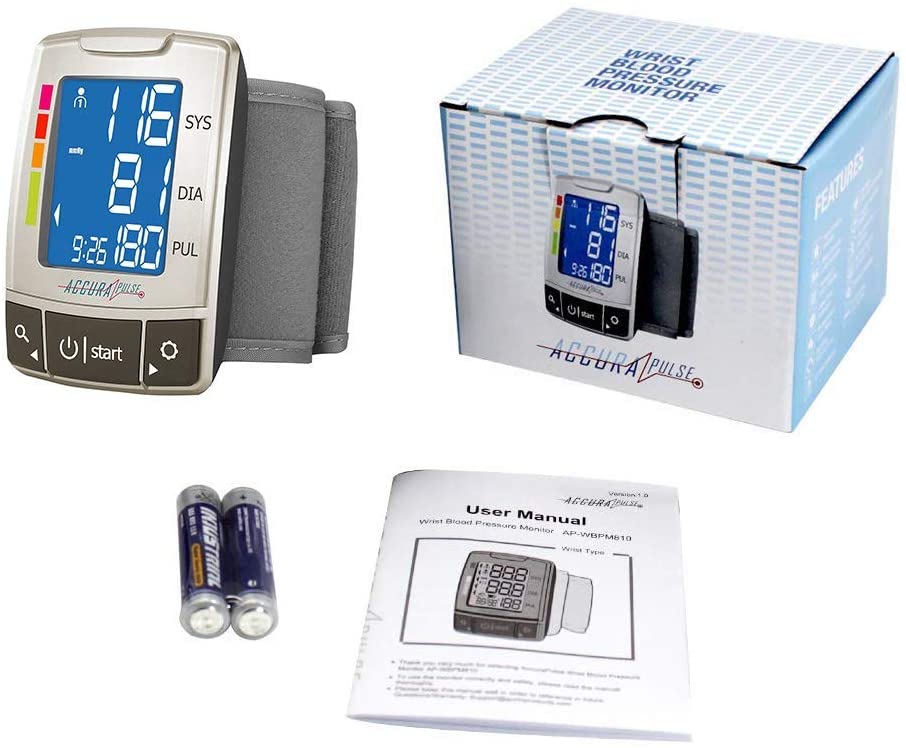 Accurapulse Automatic Wrist Blood Pressure Monitor