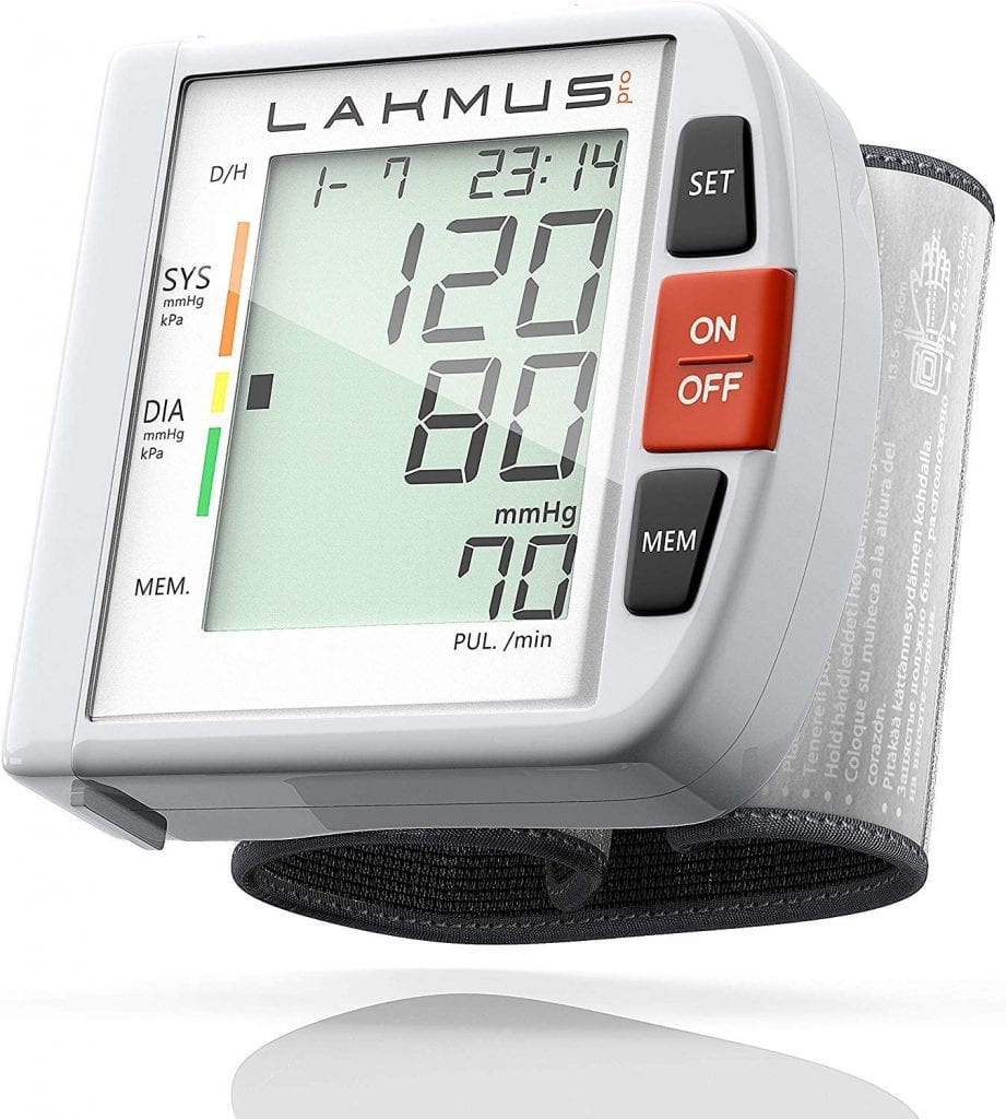 Lakmus Pro Cuff Wrist Blood Pressure Monitor 