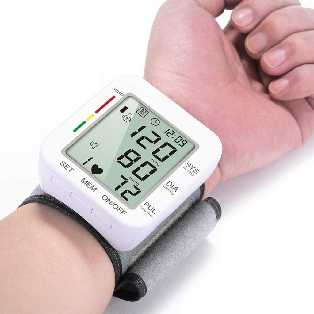 Mmizzo’s Adjustable Wrist Cuff Blood Pressure Monitor