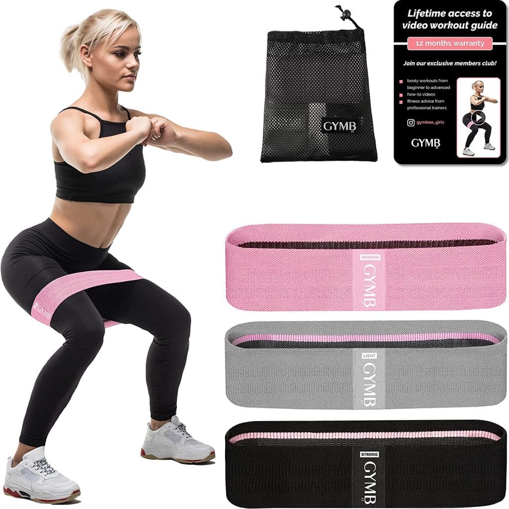 Booty 3 Resistance Bands for Legs and Butt Set