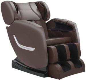 SmartMassageChairs Brown Foot Rolling Office & Home Massage Chairs