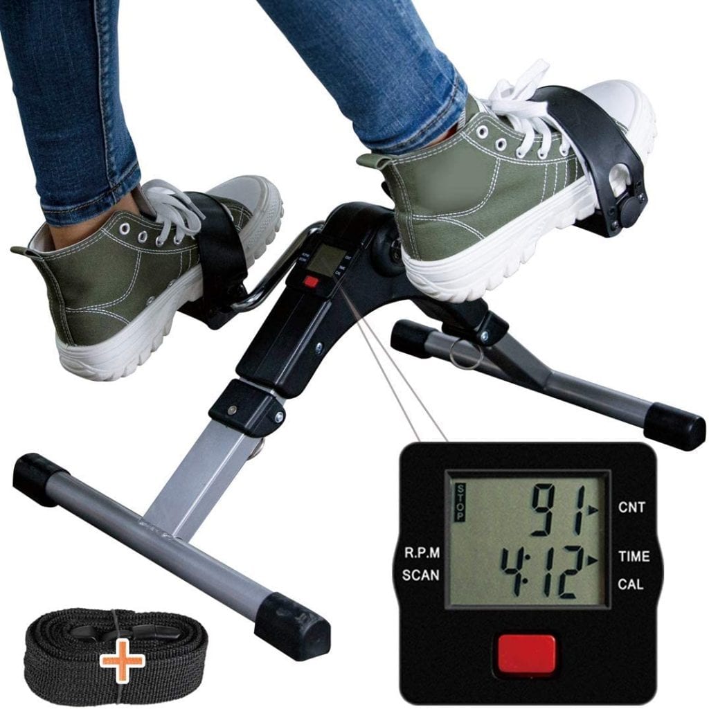 TABEKE Pedal Exerciser with LCD Display