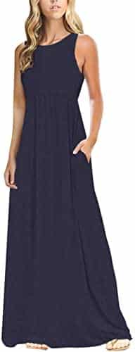 MEROKEETY Store Women’s Plaid Maxi Dress
